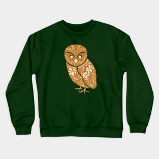 Dark Omens Owl - Pumpkin Crewneck Sweatshirt